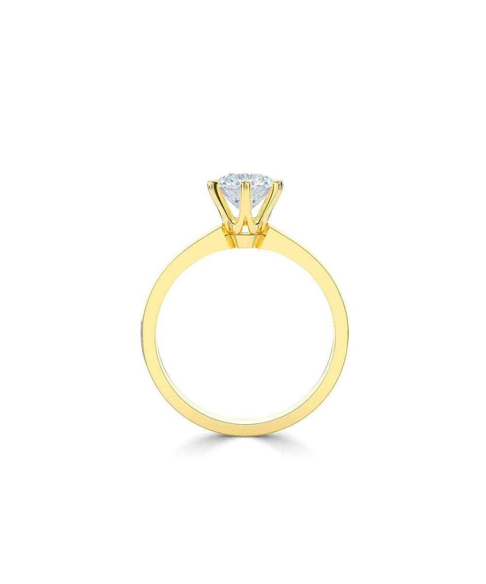 Lab Grown Diamond Solitaire Engagement Ring - Round