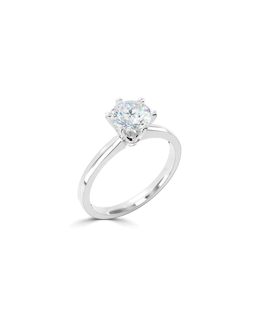 Lab Grown Diamond Solitaire Engagement Ring - Round