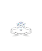 Lab Grown Diamond Solitaire Engagement Ring - Round