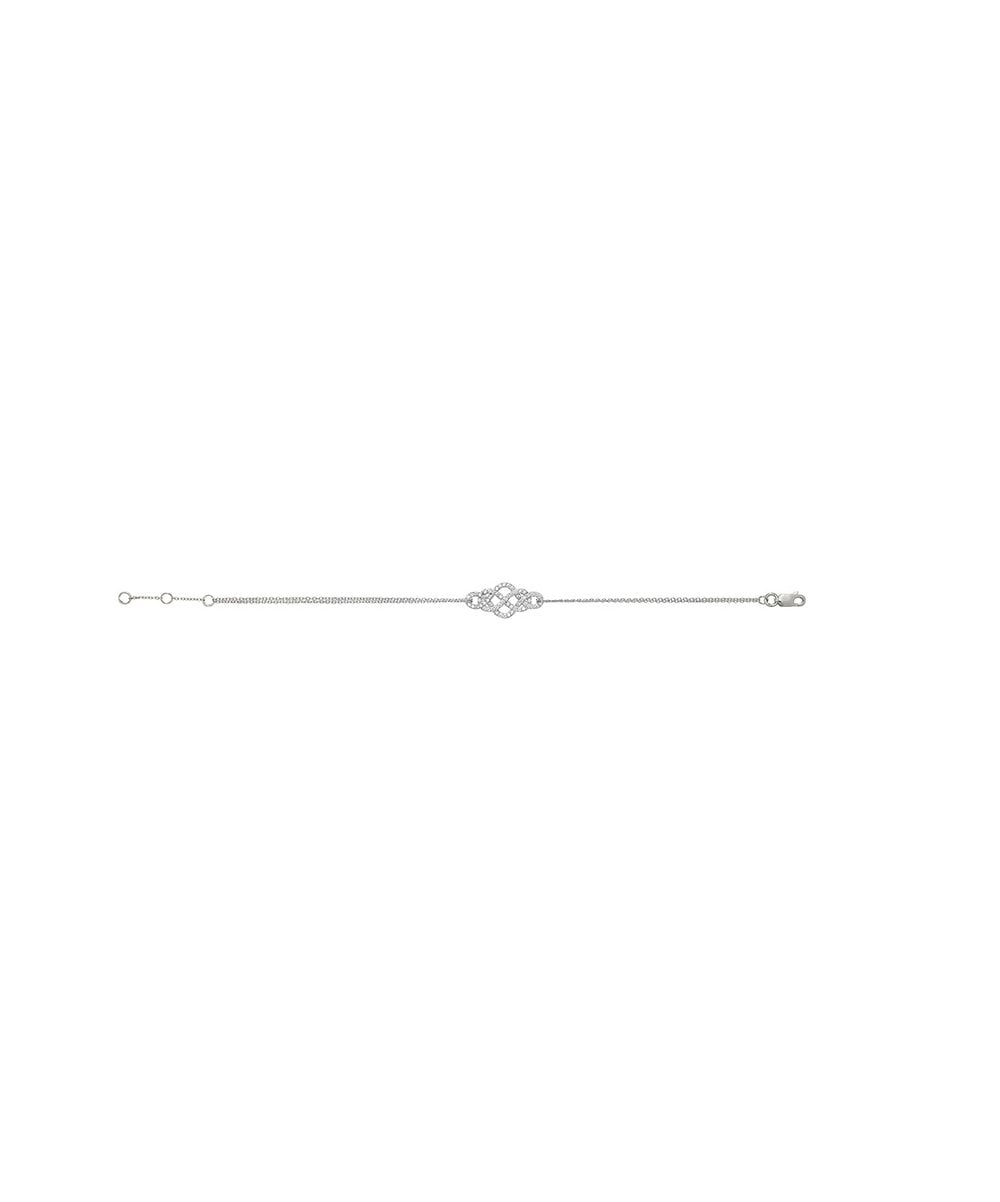 Silver CZ Fancy Bracelet