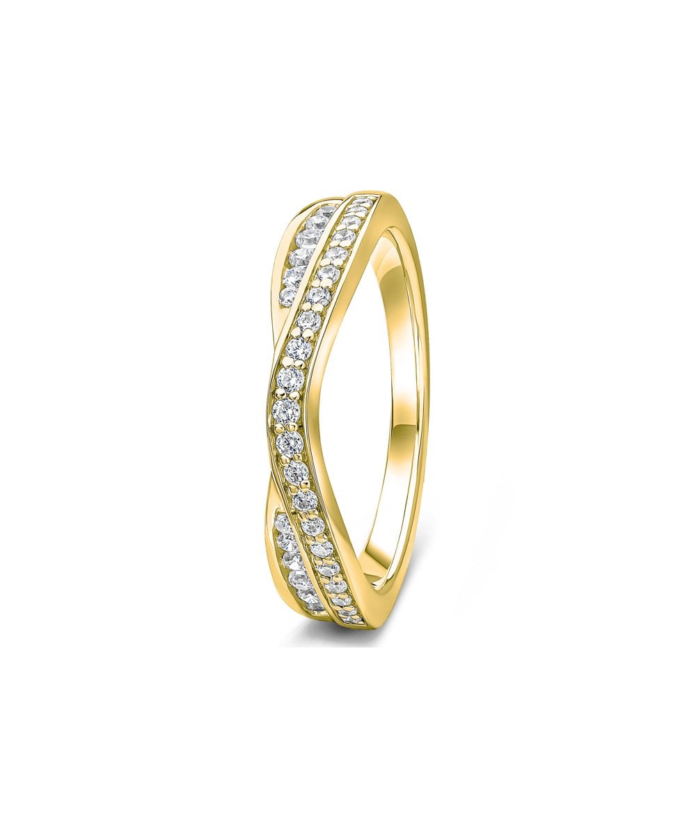 Entwined Double Row Curved