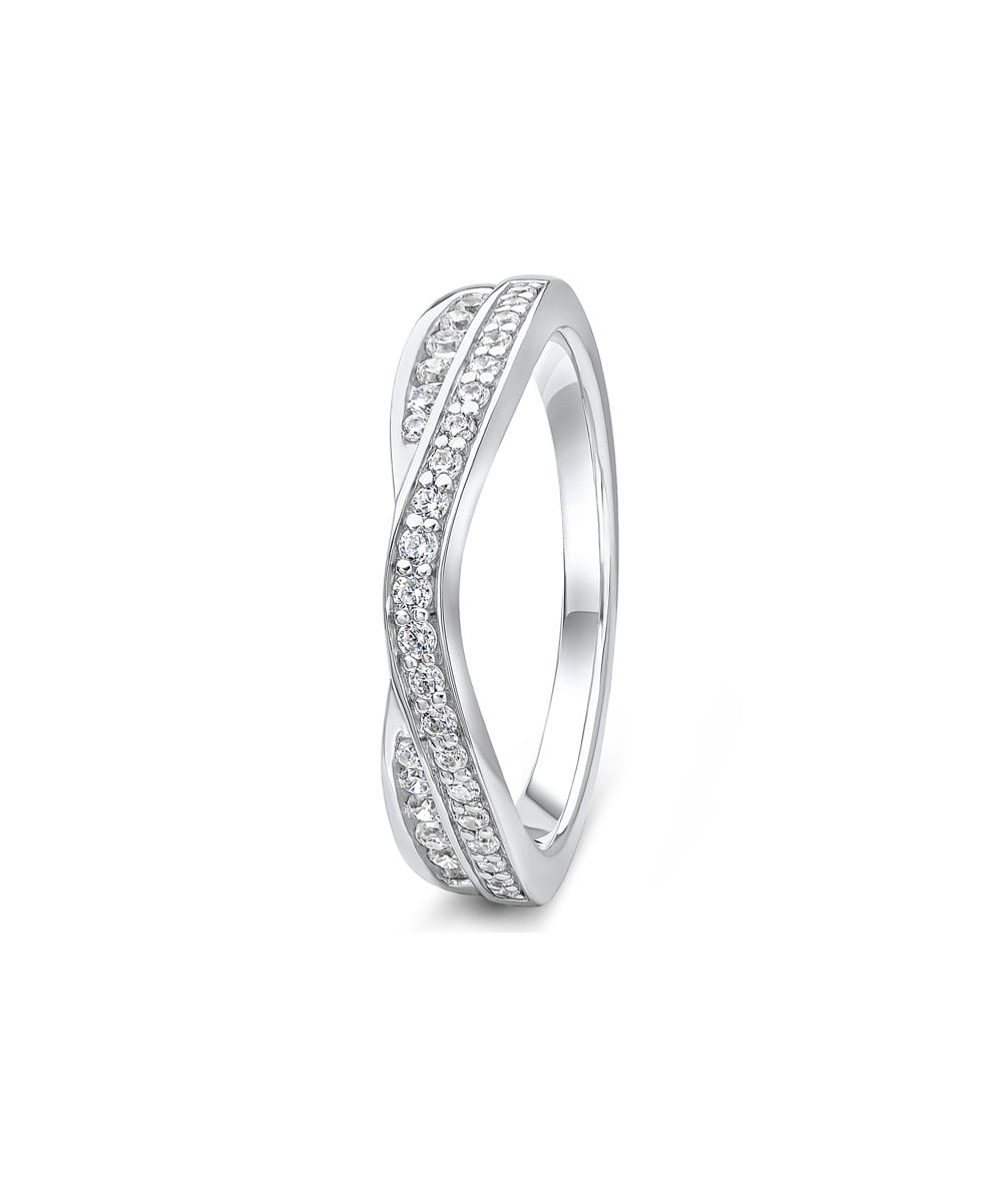 Entwined Double Row Curved