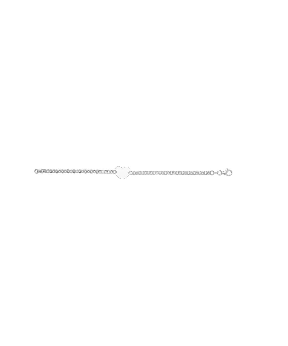 Silver Heart Bracelet