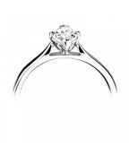 Natural Diamond Solitaire Engagement Ring - Marquise