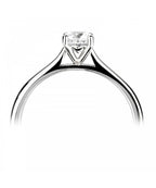 Natural Diamond Solitaire Engagement Ring - Round