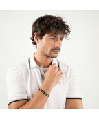 BOSS Nolan Black Gents Bracelet