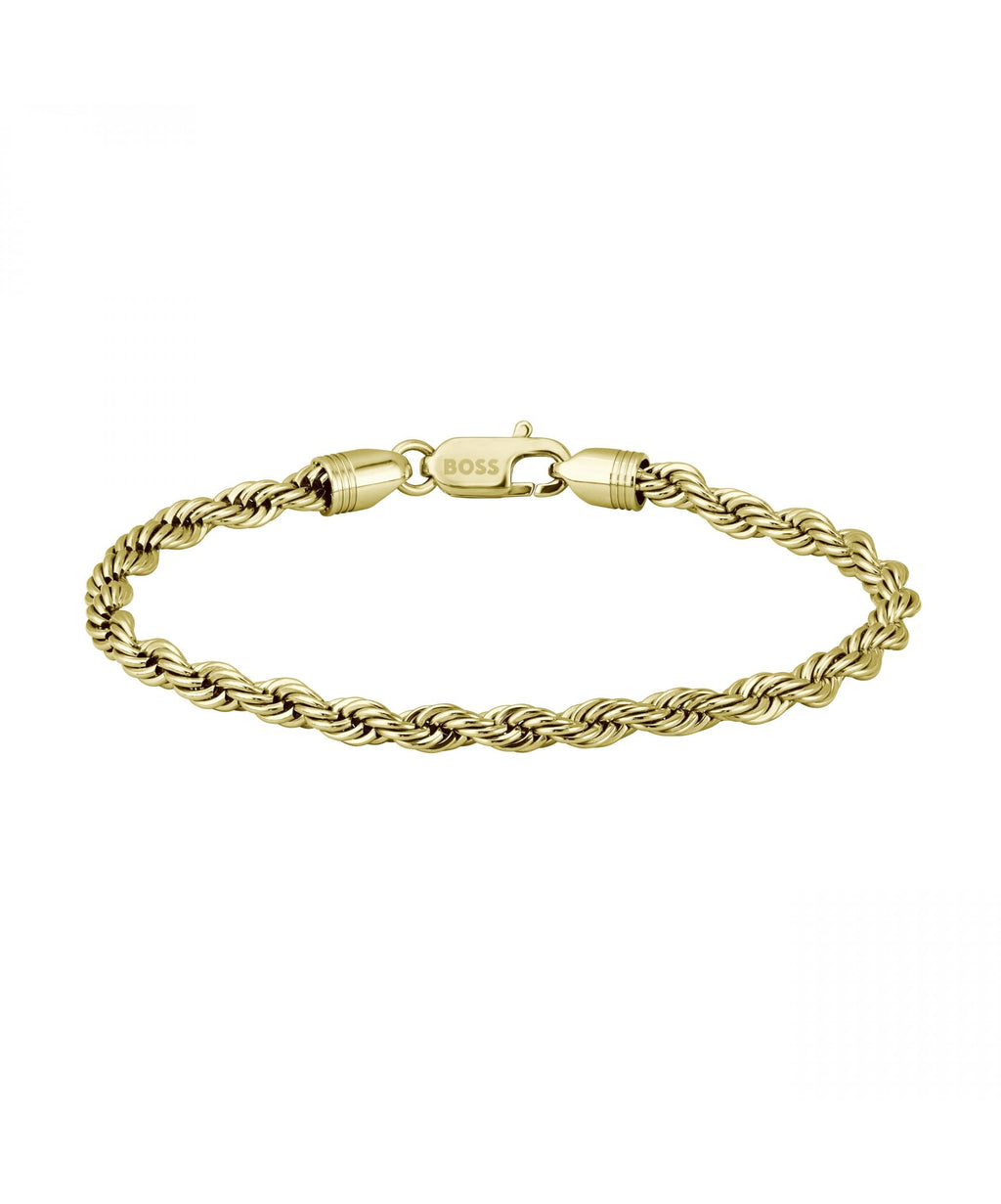 BOSS Myles Gents Gold Tone Bracelet