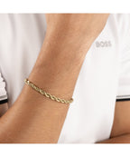 BOSS Myles Gents Gold Tone Bracelet