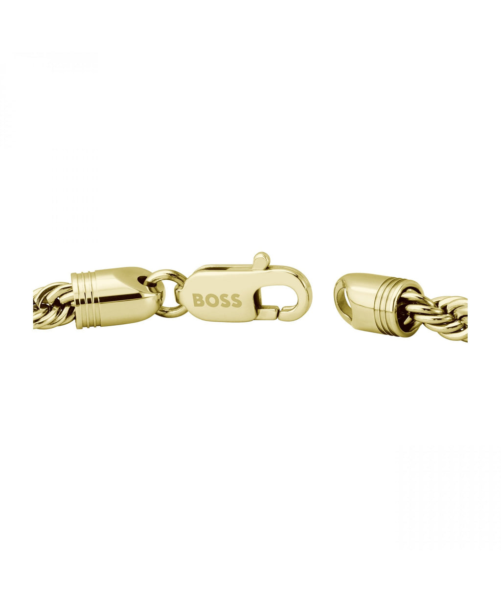 BOSS Myles Gents Gold Tone Bracelet