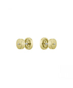 BOSS Double B Divine Ladies Gold Tone Stud Earrings