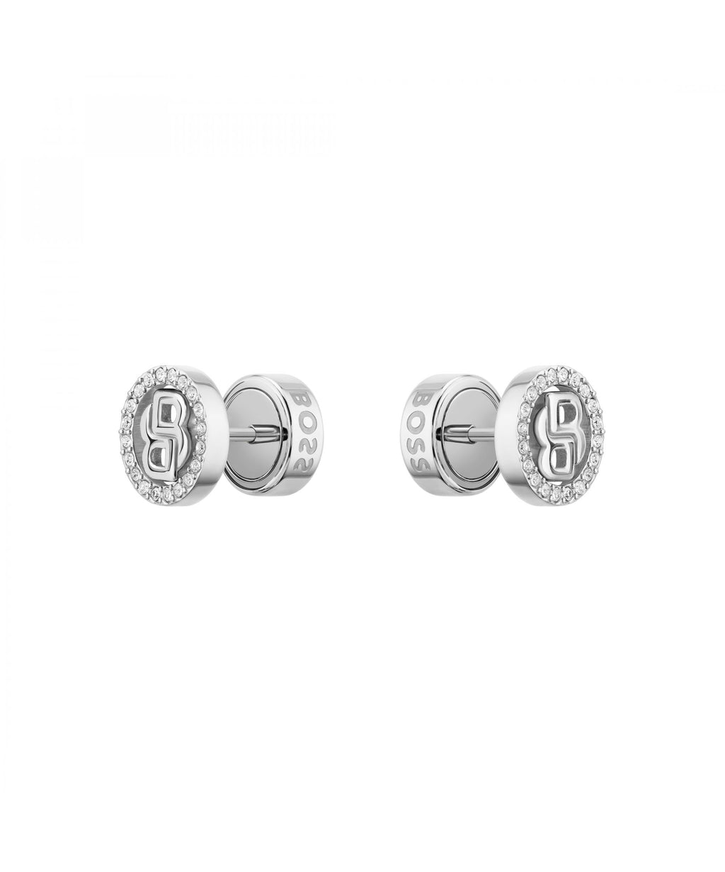 BOSS Double B Divine Ladies Stud Earrings