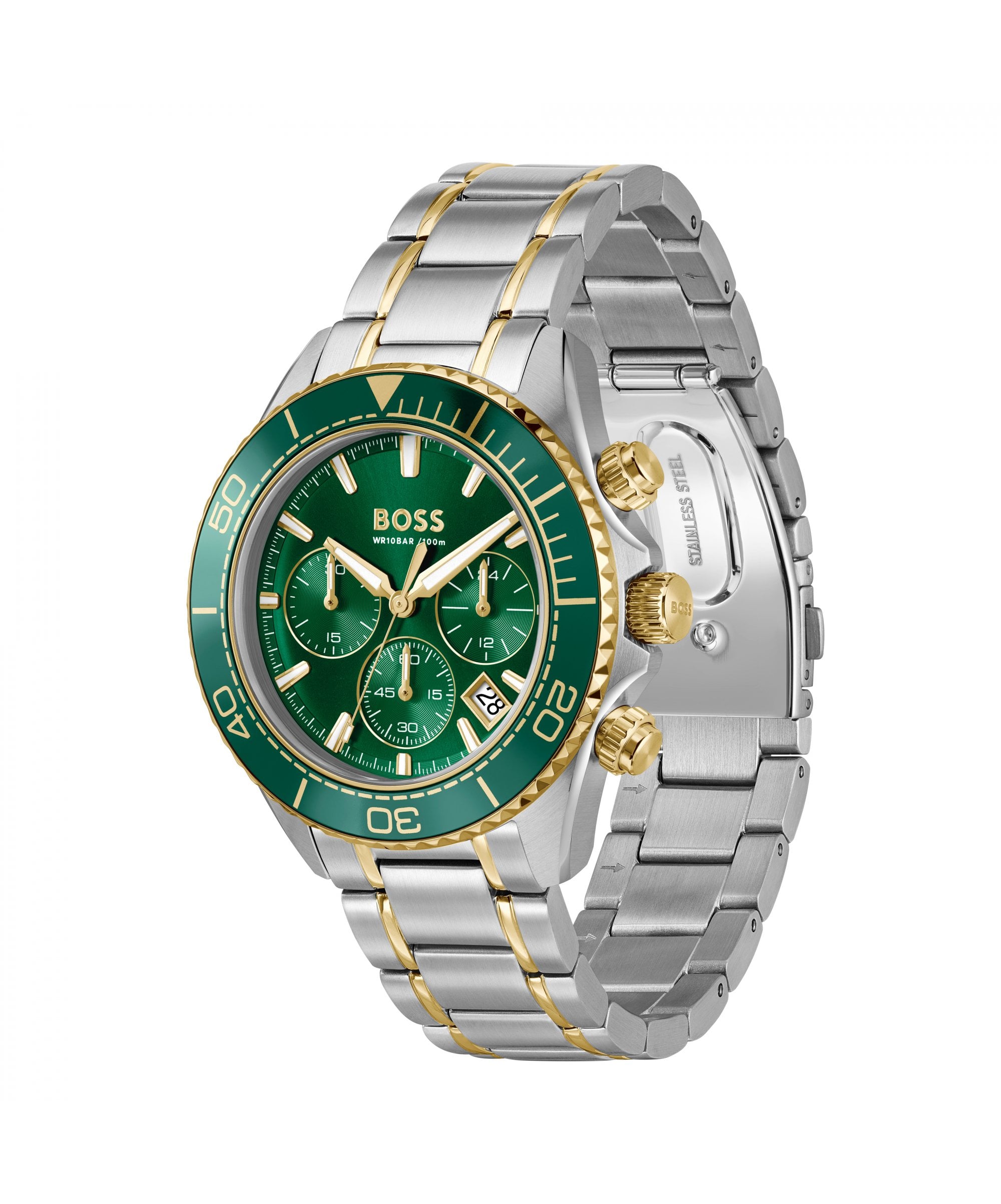 BOSS Sealiner Two Tone Gents Bracelet Watch