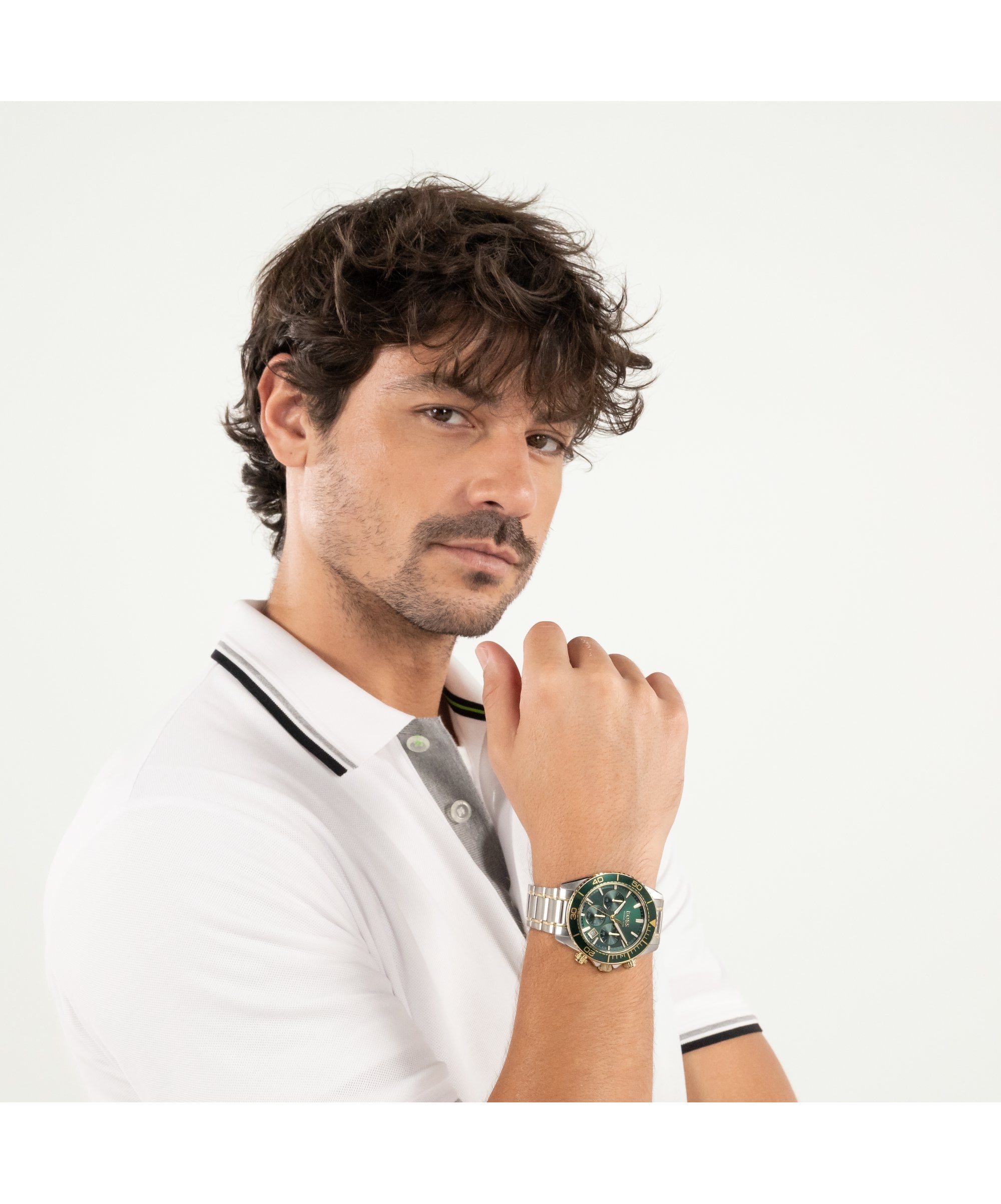 BOSS Sealiner Two Tone Gents Bracelet Watch
