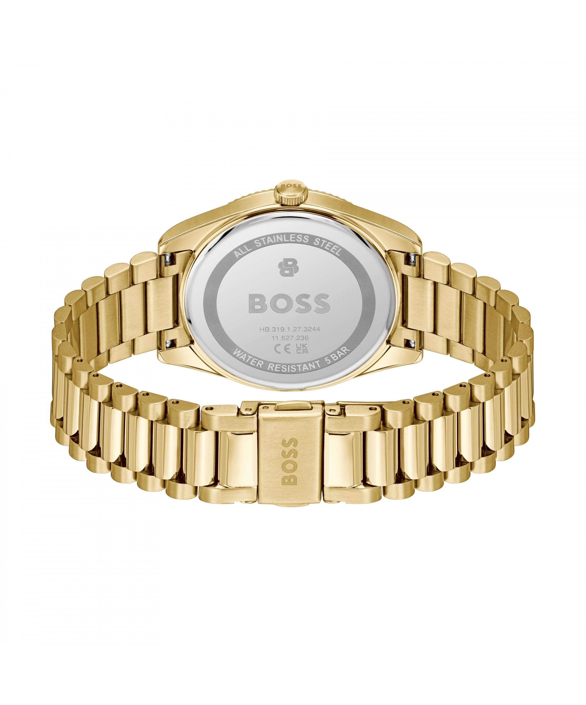 BOSS Cheswick Gold Plated Gents Bracelet Watch