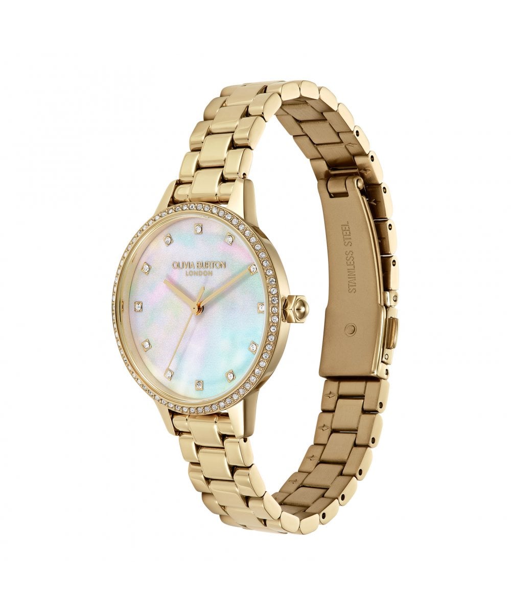 Olivia Burton Captivate Gold Plated Bracelet Watch