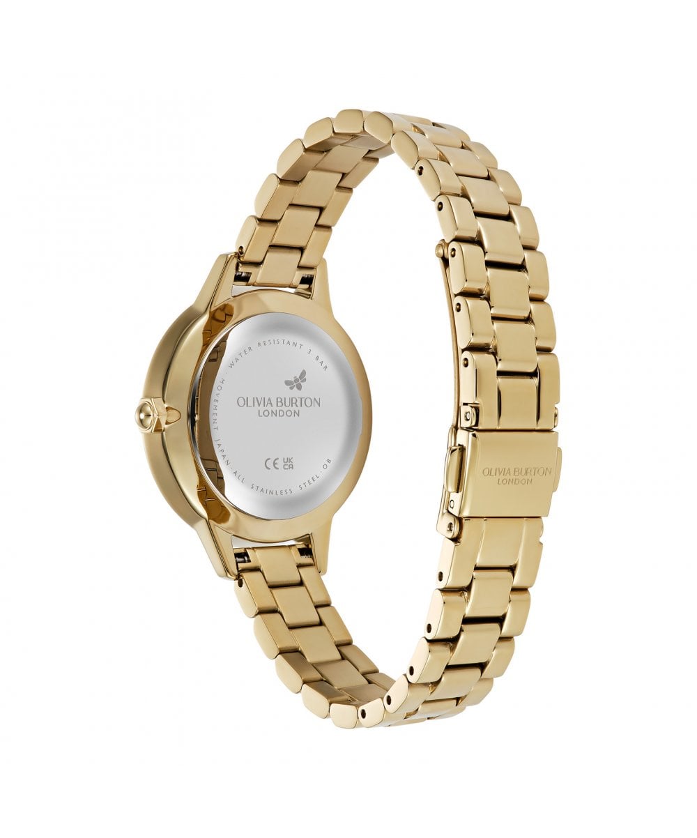 Olivia Burton Captivate Gold Plated Bracelet Watch