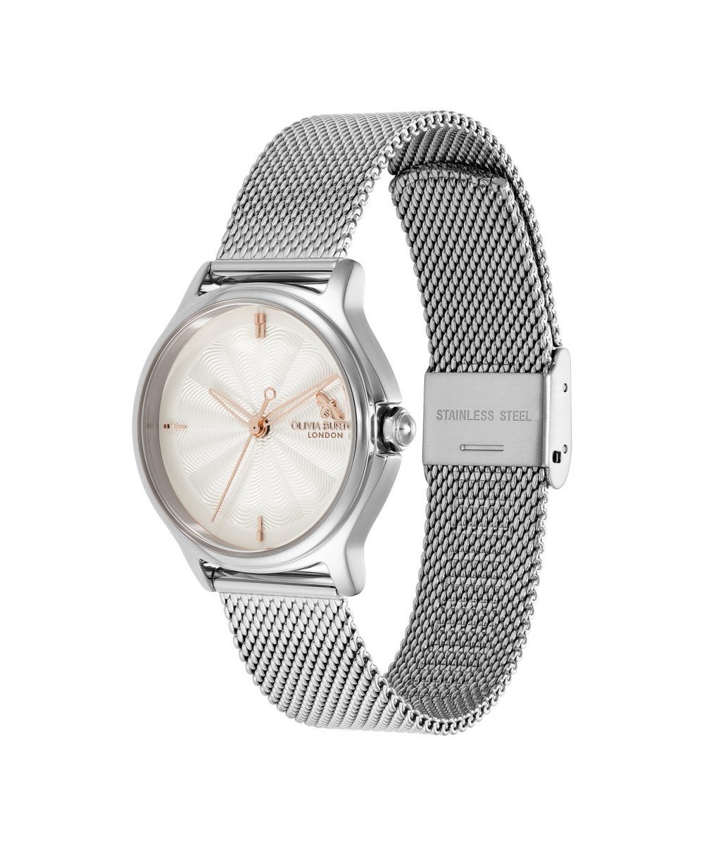 Olivia Burton Classic Bee Mesh Bracelet Watch