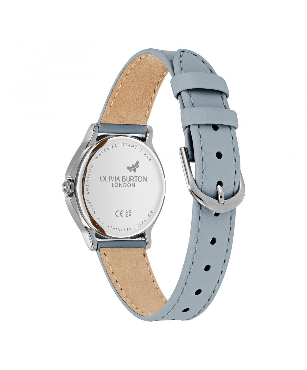 Olivia Burton Classic Bee Leather Strap Watch