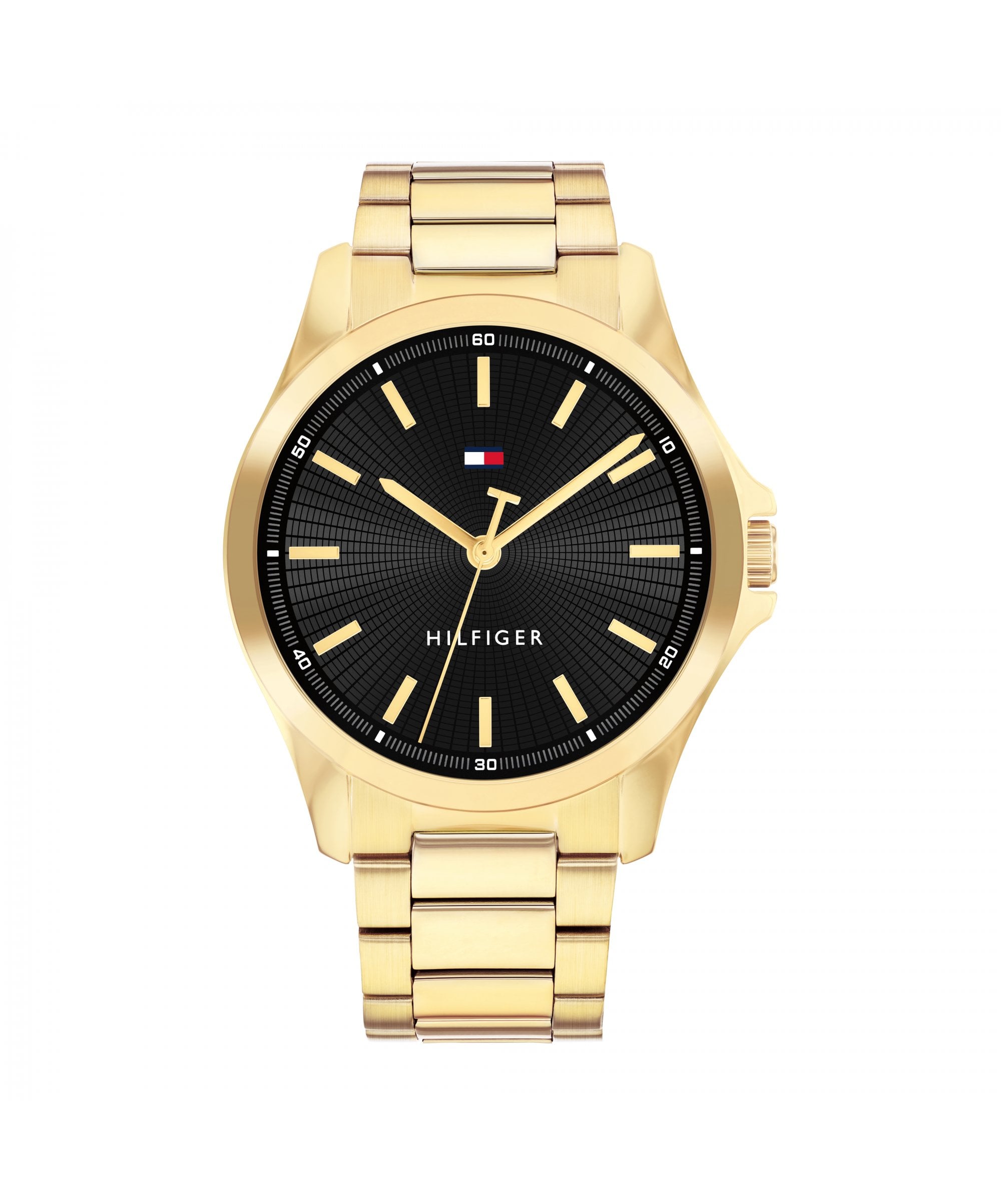 Tommy Hilfiger Bruce Gold Plated Gents Bracelet Watch