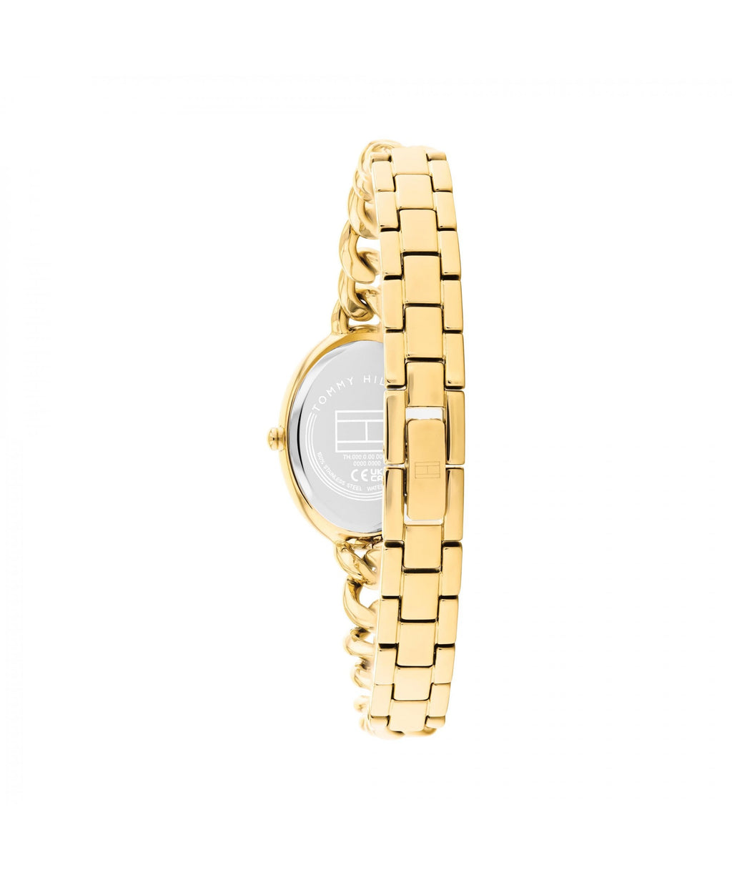 Tommy Hilfiger Demi Oval Gold Plated Ladies Bracelet Watch