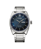 Citizen Eco-Drive Gents Blue & Silver Bracelet Watch