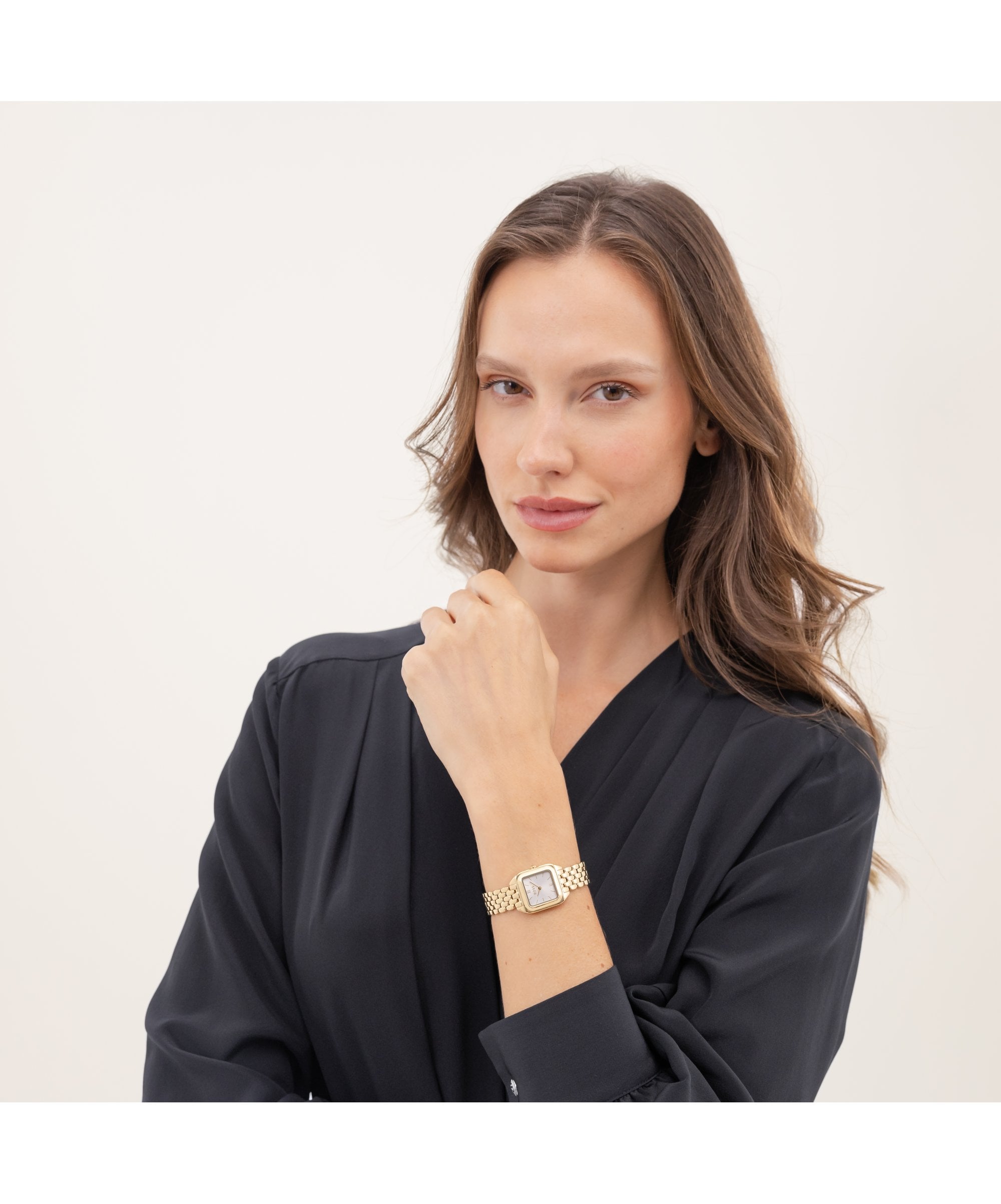 BOSS Mae Petite Gold Plated Ladies Bracelet Watch