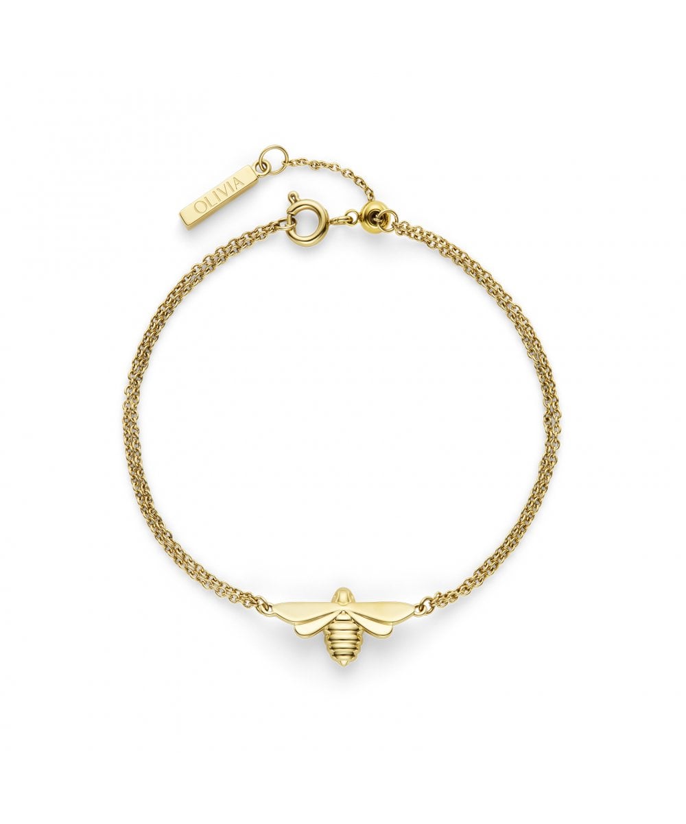 Olivia Burton Honey Bee Gold Plated Bracelet
