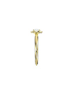 18ct Yellow Gold 0.61ct Lab Grown Diamond Halo Ring