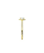 18ct Yellow Gold 0.74ct Lab Grown Diamond Halo Ring