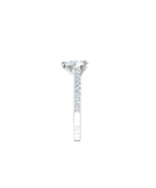 Platinum 1.35ct Lab Grown Pear Diamond Ring