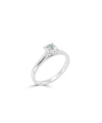 Platinum 0.70ct Lab Grown Round Brilliant Diamond Solitaire Ring