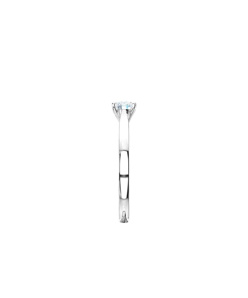 Platinum 0.70ct Lab Grown Round Brilliant Diamond Solitaire Ring
