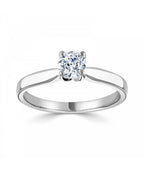 Platinum 0.73ct Lab Grown Round Brilliant Diamond Solitaire Ring