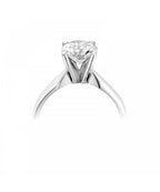 Platinum 0.73ct Lab Grown Round Brilliant Diamond Solitaire Ring