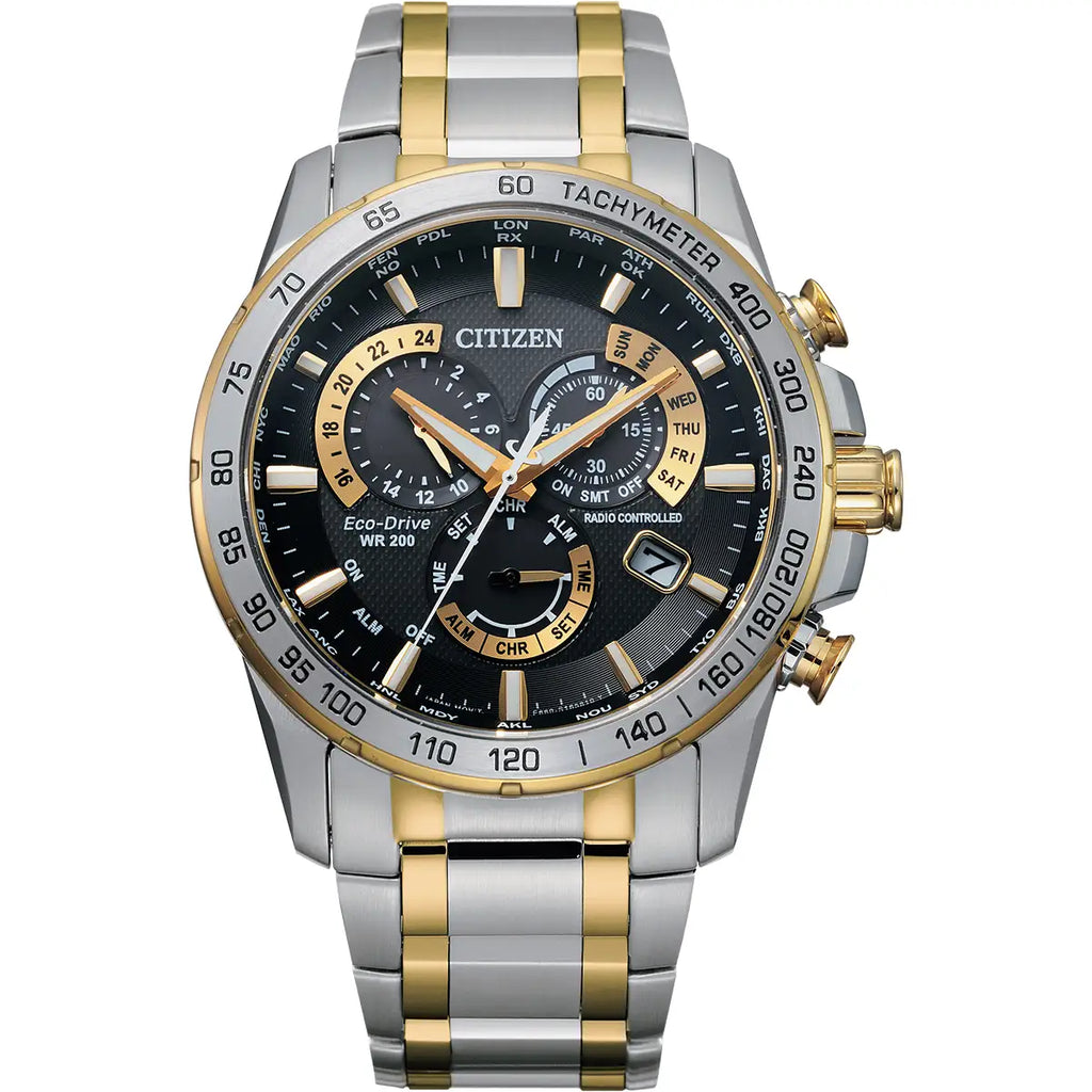 Citizen Eco-Drive Perpetual Chrono A.T Bracelet Watch