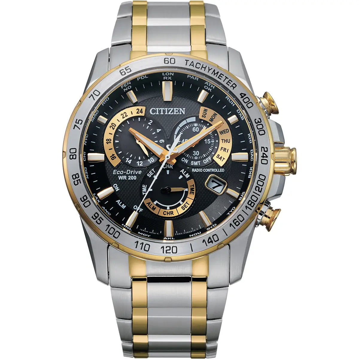 Citizen Eco-Drive Perpetual Chrono A.T Bracelet Watch