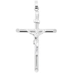 Sterling Silver Extra Large Crucifix Pendant