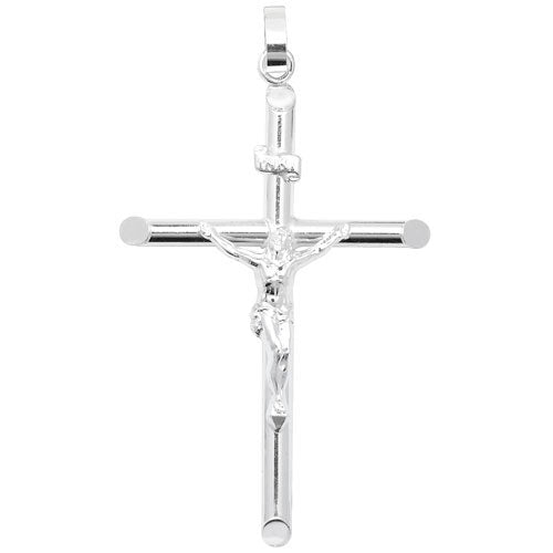 Sterling Silver Extra Large Crucifix Pendant